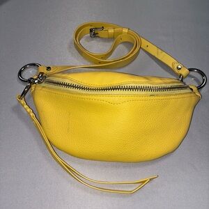 Rebecca Minkoff Yellow Leather Fanny Pack